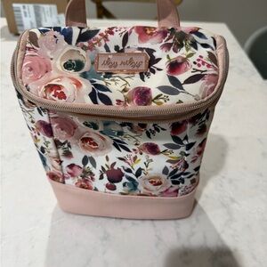 Betsey Johnson Floral Backpack - Pink and White